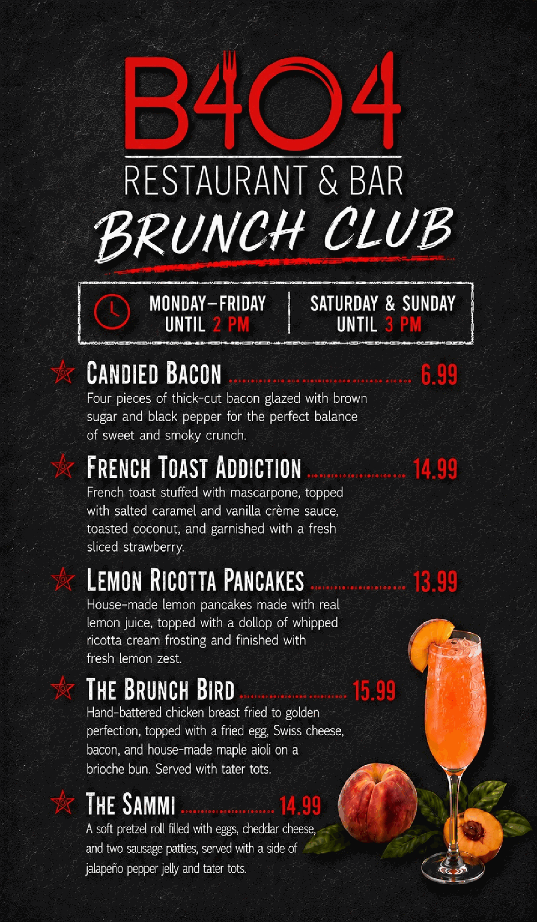 Brunch Menu